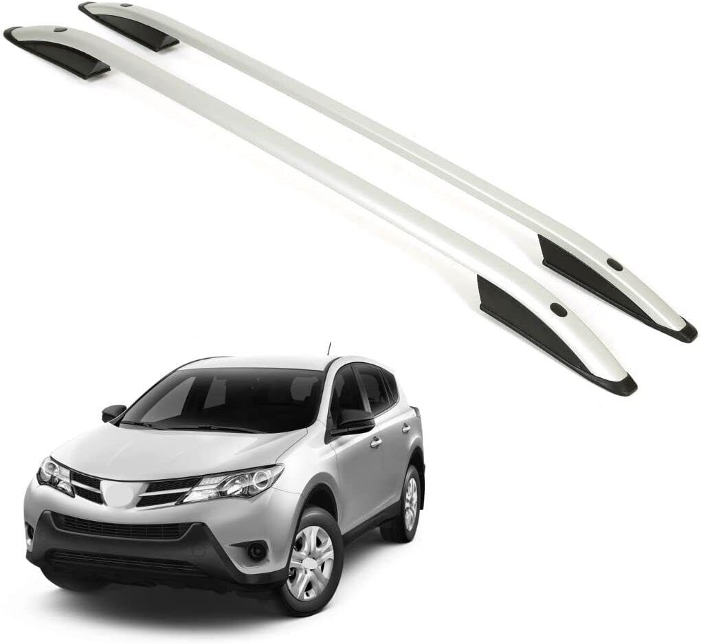 ERKUL Roof Side Rails Rack for Toyota RAV4 2013-2018 | Silver