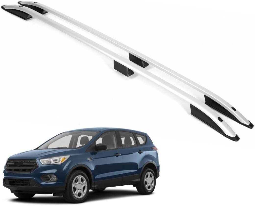 ERKUL Roof Side Rails Rack for Ford Escape 2013-2019 | Silver